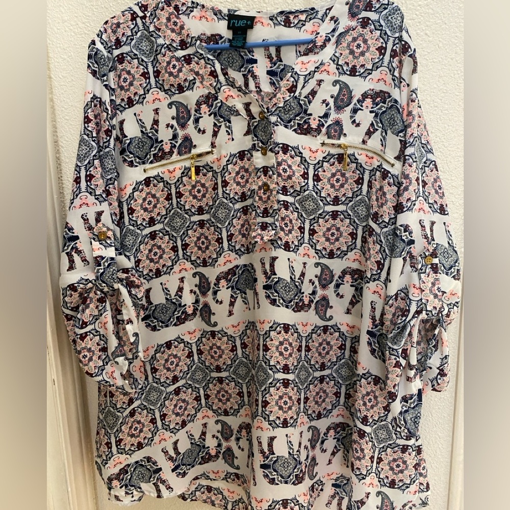 Rue + cute blouse 2X